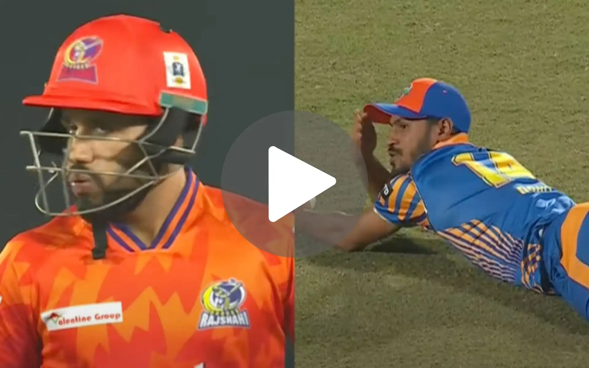 [Watch] Haris Frustrated As Rony Does Cheeky Flying Kiss Celebration After A Stunning Catch